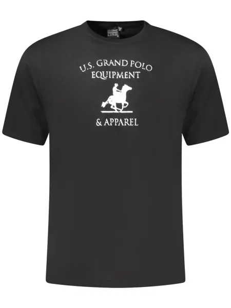 Polo U.s. Grand Polo cu mâneci scurte negru