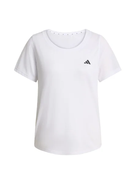 ADIDAS PERFORMANCE Tricou funcțional Essentials negru alb