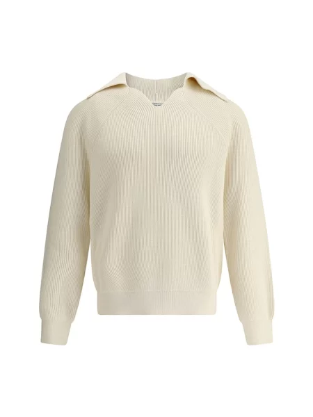 Sweter Bottega Veneta beżowy