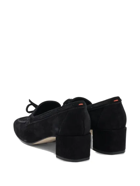 Pantofi loafer Aeyde din piele de căprioară negru