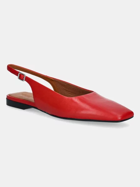 Кожени балеринки Vagabond Shoemakers DELIA червено