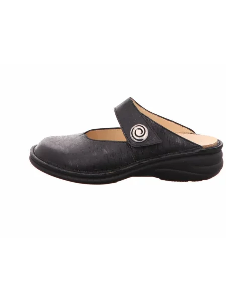 Klapki Finn Comfort skórzane czarne