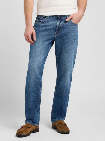 Прямі джинси Lee синій