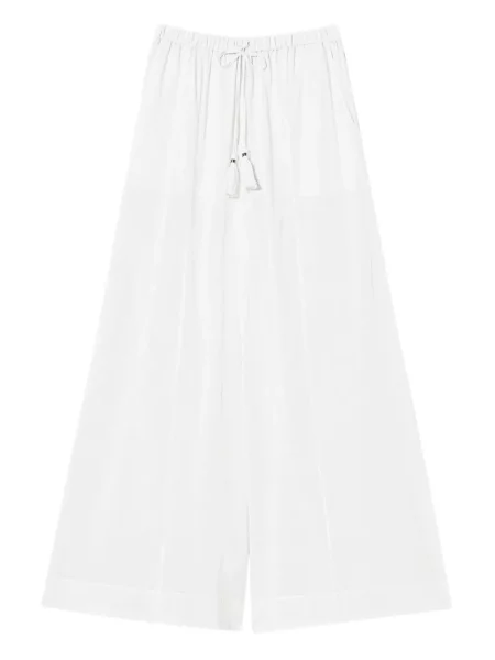 Pantaloni Twinset alb