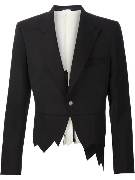 Асиметричен блейзър Comme Des Garçons Homme Plus черно