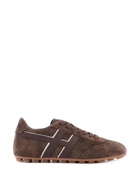 Sneakerși Hogan Olympia din piele de căprioară maro
