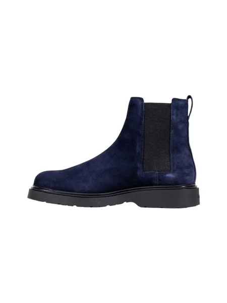 Calvin Klein Ghete Jodhpur Combat Ess Chelsea Boot Su Bleumarin albastru