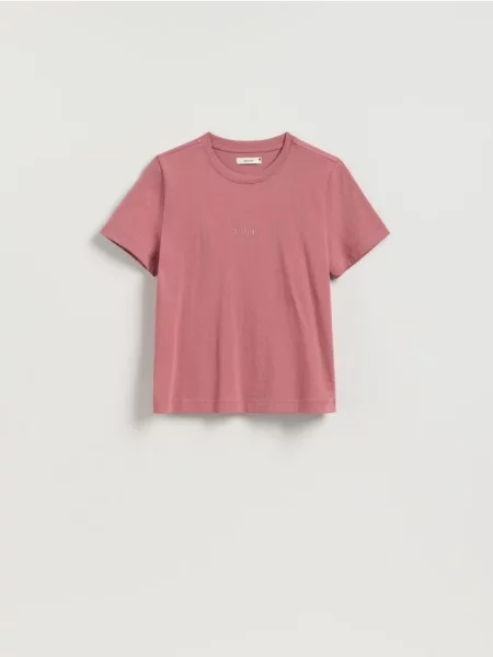 Reserved Tricou cu imprimeu roz