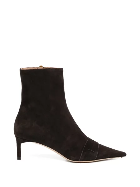 Botine Tom Ford cu vârf ascuţit maro