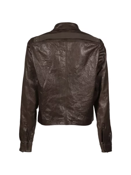 Geanta de piele Rick Owens maro