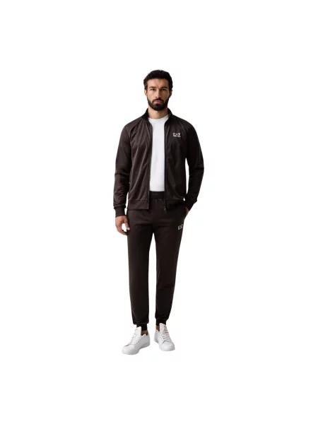 Komplet dresowy Emporio Armani Ea7 brązowy