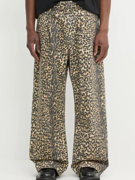 RHUDE jeans Leopard Drop-Crotch