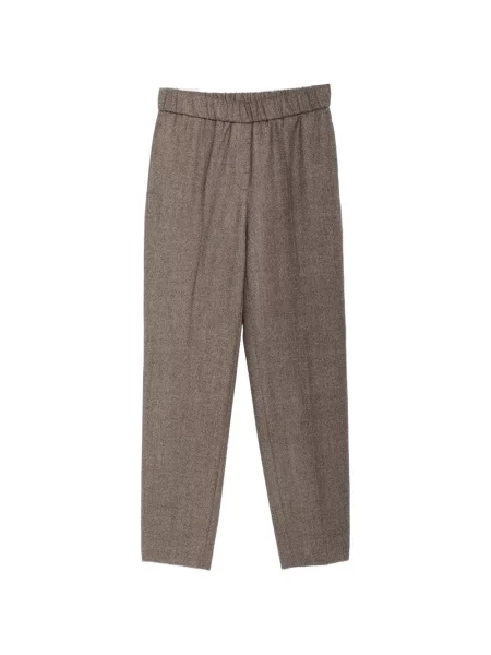 Pantaloni Peserico conici maro