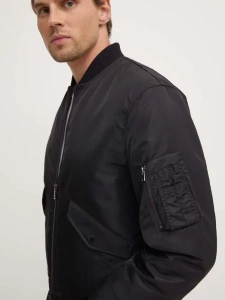 Theory kurtka bomber czarny