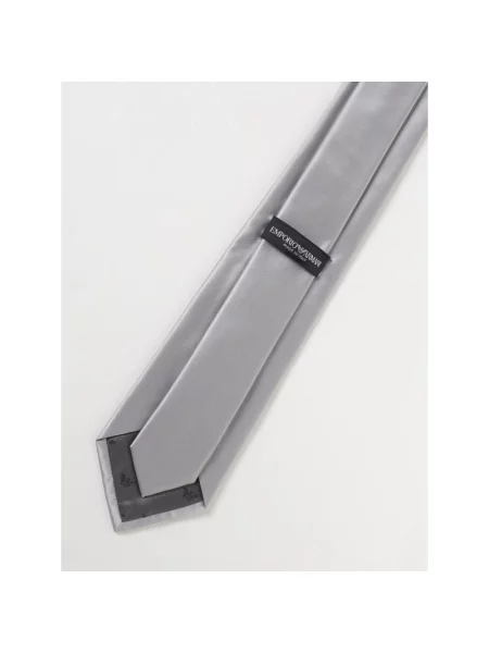 Krawat Emporio Armani szary