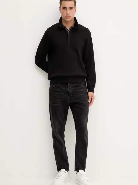 Armani Exchange bluza gładka czarny
