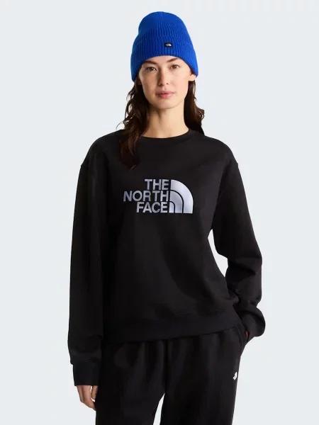 Світшот The North Face W TNF ESSENTIAL TERRY SIMPLE D бавовна/поліестер чорний