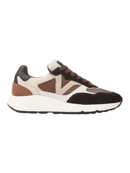 Sneakersy Via Vai skórzane brązowe