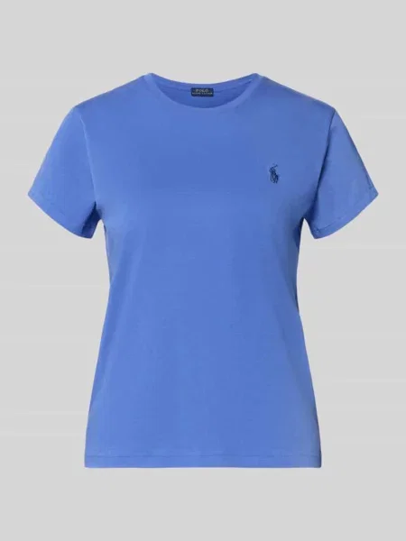 T-shirt z wyhaftowanym logo Polo Ralph Lauren niebieska