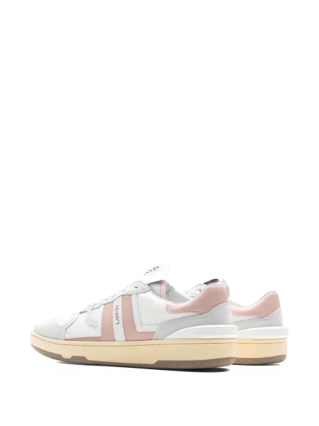 Sneakerși Lanvin din piele alb