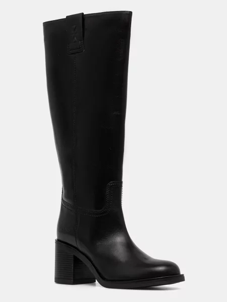 Marc O'Polo ghete de piele Sabrina cu drept negru