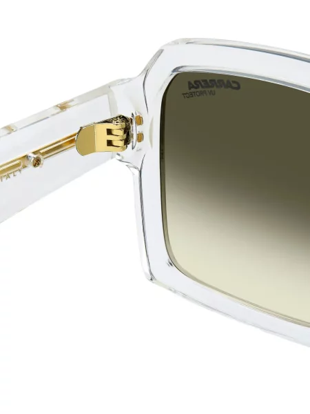 Ochelari de soare Carrera cu imprimeu geometric alb