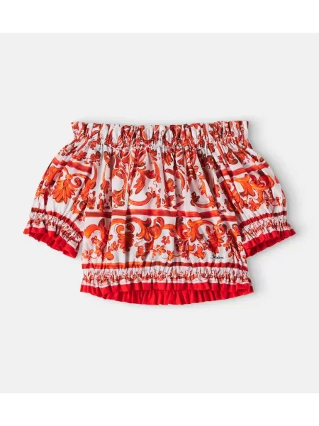 Gyerek felső Dolce&gabbana narancsszínű