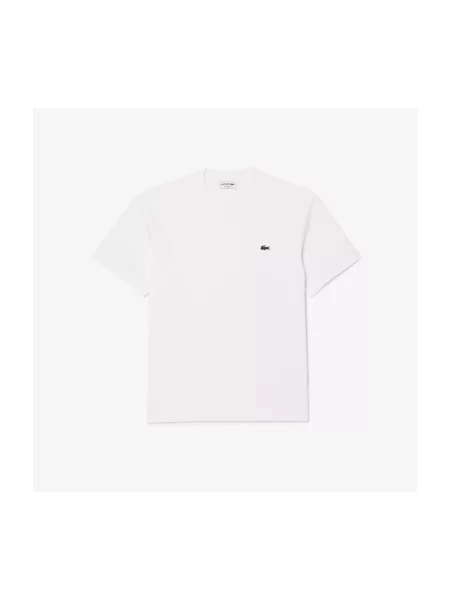 Tricou Lacoste cu autograf alb