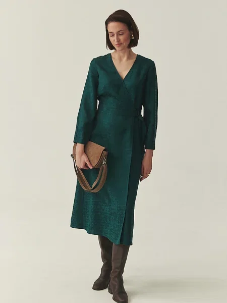 TATUUM Rochie / smarald verde