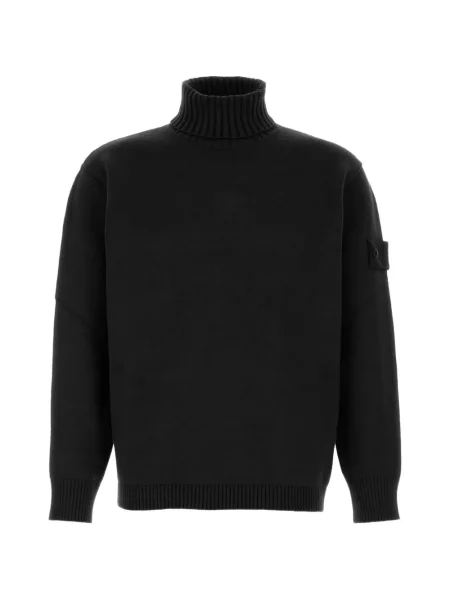 Pulover Stone Island cu strasuri negru
