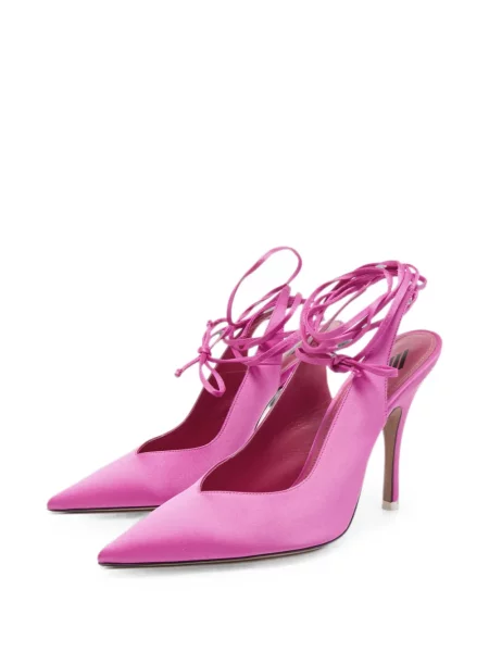 Pantofi cu toc The Attico plic roz