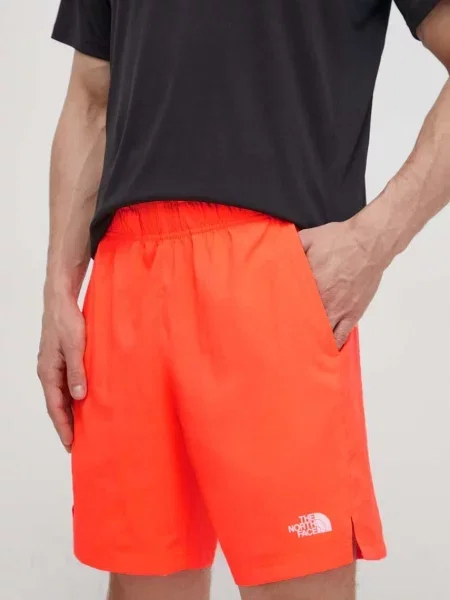 Sportovní šortky The North Face oranžové