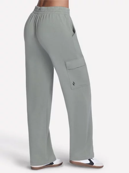 Джогери Skechers оливковий віскоза/поліестер