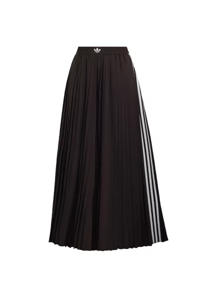 ADIDAS ORIGINALS Kalhoty tmavě hnědá bílá