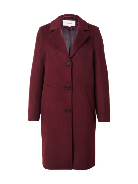 S.Oliver Palton de primăvară-toamnă bordeaux roșu