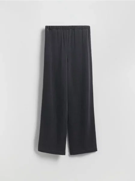 Reserved Джинси прямого крою з ліоцелем сірий