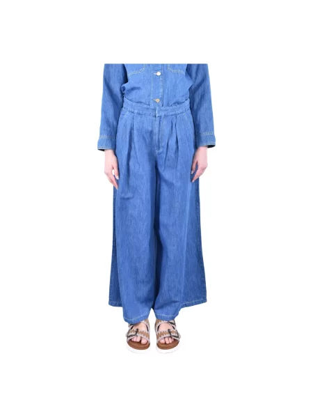 Jeansy Max Mara niebieskie