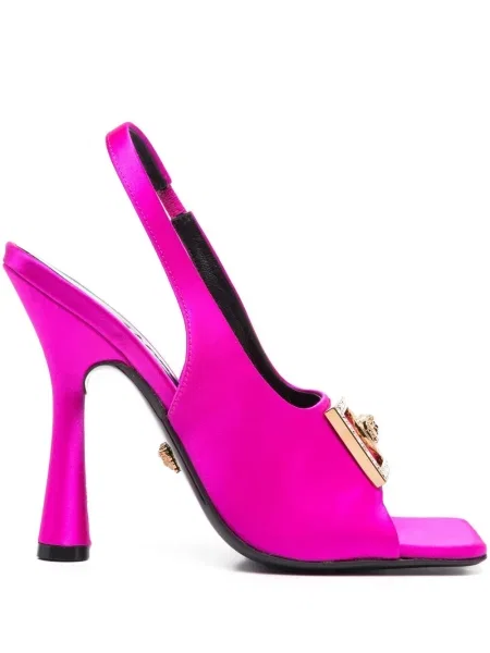 Sandale Versace slingback roz