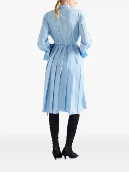 Rochie Prada din poplin albastru