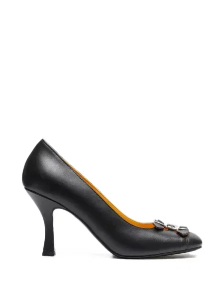 Pantofi cu toc Lili Curia cu cataramă negru