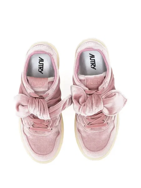 Sneakerși Autry cu funde roz