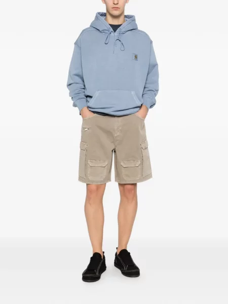 Hanorac cu glugă Carhartt Wip albastru