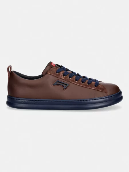 Sneakerși Camper din piele maro