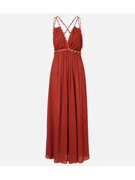 Rochie maxi Poupette St Barth de costum portocaliu