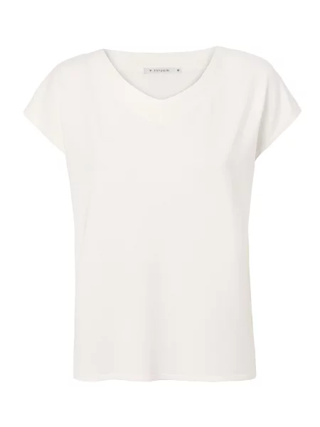 TATUUM Pulover Kanda murdar alb