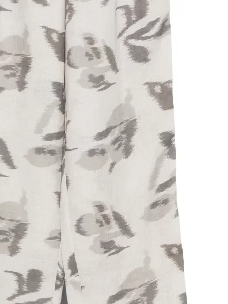 Παντελόνι Emporio Armani με σχέδιο με αφηρημένο print γκρι