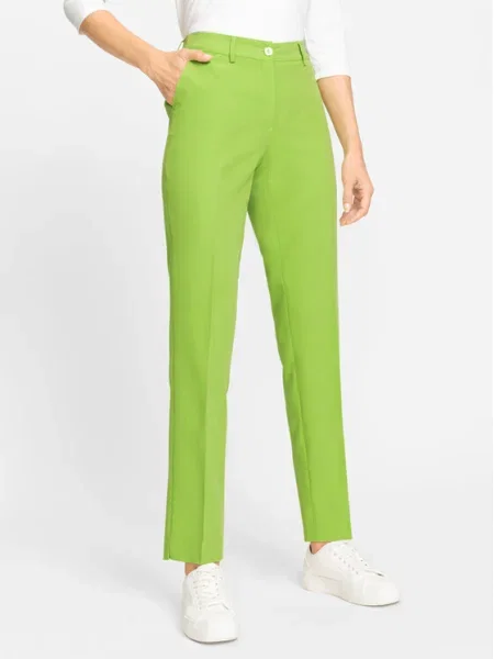 Olsen Pantaloni chino verde
