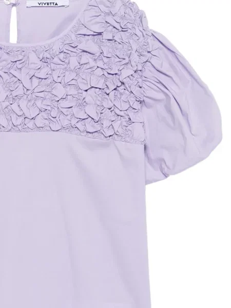 Bluză Vivetta cu volane violet