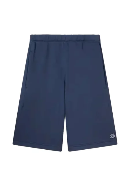 Pantaloni scurți Kenzo cu model floral albastru