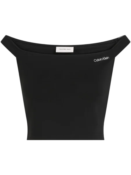 Cropp top Calvin Klein Jeans negru